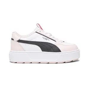 PUMA Womens Karmen Rebelle Platform Sneakers Shoes Casual - Black, Pink, White