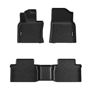 GARVEE Floor Mats for Toyota Camry 2012 2013 2014 2015 2016 2017, TPE All Weather Custom Fit Front 1st & 2nd Row Floor Liner, Black