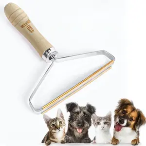 Portable Lint Remover for Carpet Reusable Lint Roller Scraper for Cleaning Pet Hair On Carpets, Sofas, Beds, Blankets, Clothes Lint Removal Pro Tool