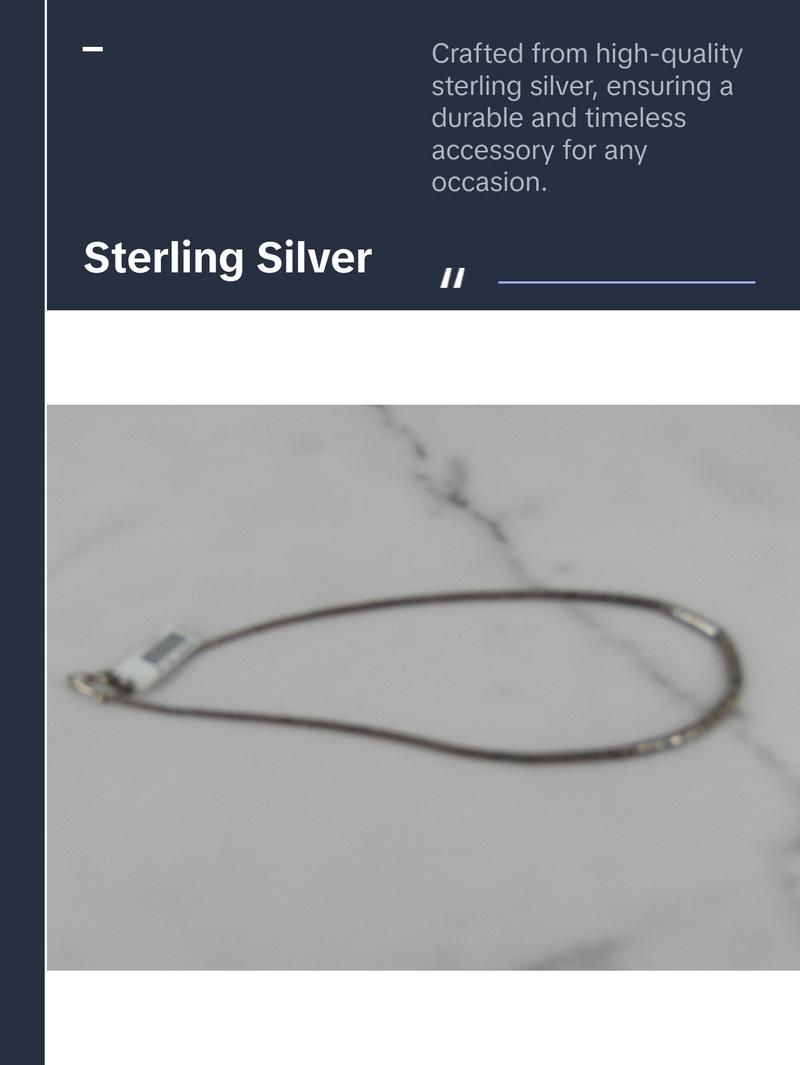 Heishi Silver Choker Necklace