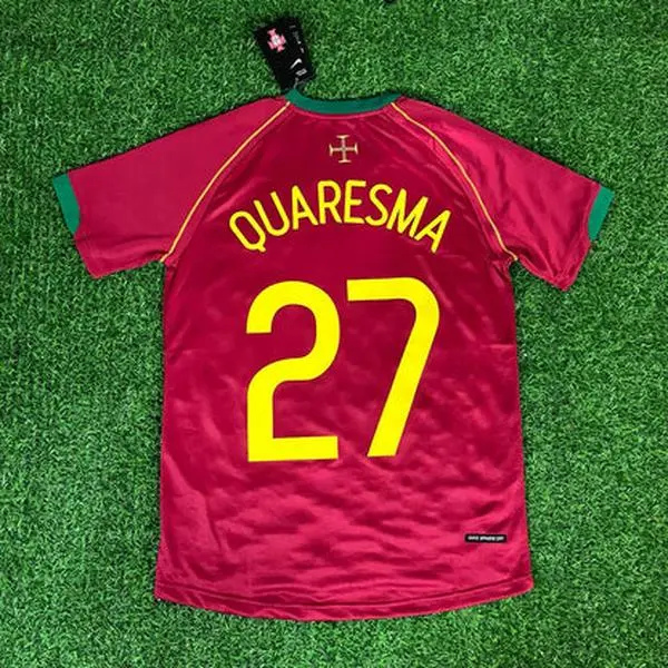 Ricardo Quaresma 27 – Portugal Retro World Cup 2006 Jersey – | Jersey | Football Jersey