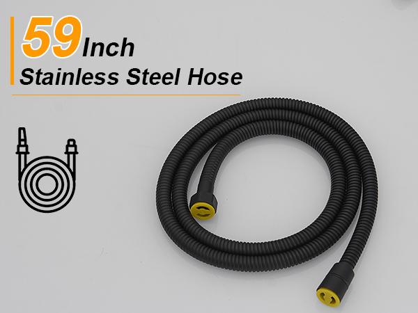 BESy Shower System with 10 Inch Round Rain Shower Head and Handheld Wall Mounted, High Pressure Rainfall Shower Faucet Fixture Combo Set with 2 in 1 Handheld Showerhead for Bathroom, Matte Black wall mount rain shower