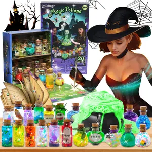 Volcano Slime DIY Fairy Magical Potions Kit Witches' Magical Color Changing Freezing Potions Art Craft Kit Science Experiments Games Kid Craft