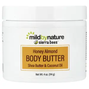 Mild By Nature Sierra Bees™, Honey Almond Body Butter, 4 oz (114 g)