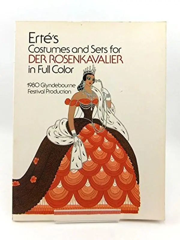 USED-Erte's Costumes & Sets for Der Rosenkavalier in Full Color by Erte (Paperback)