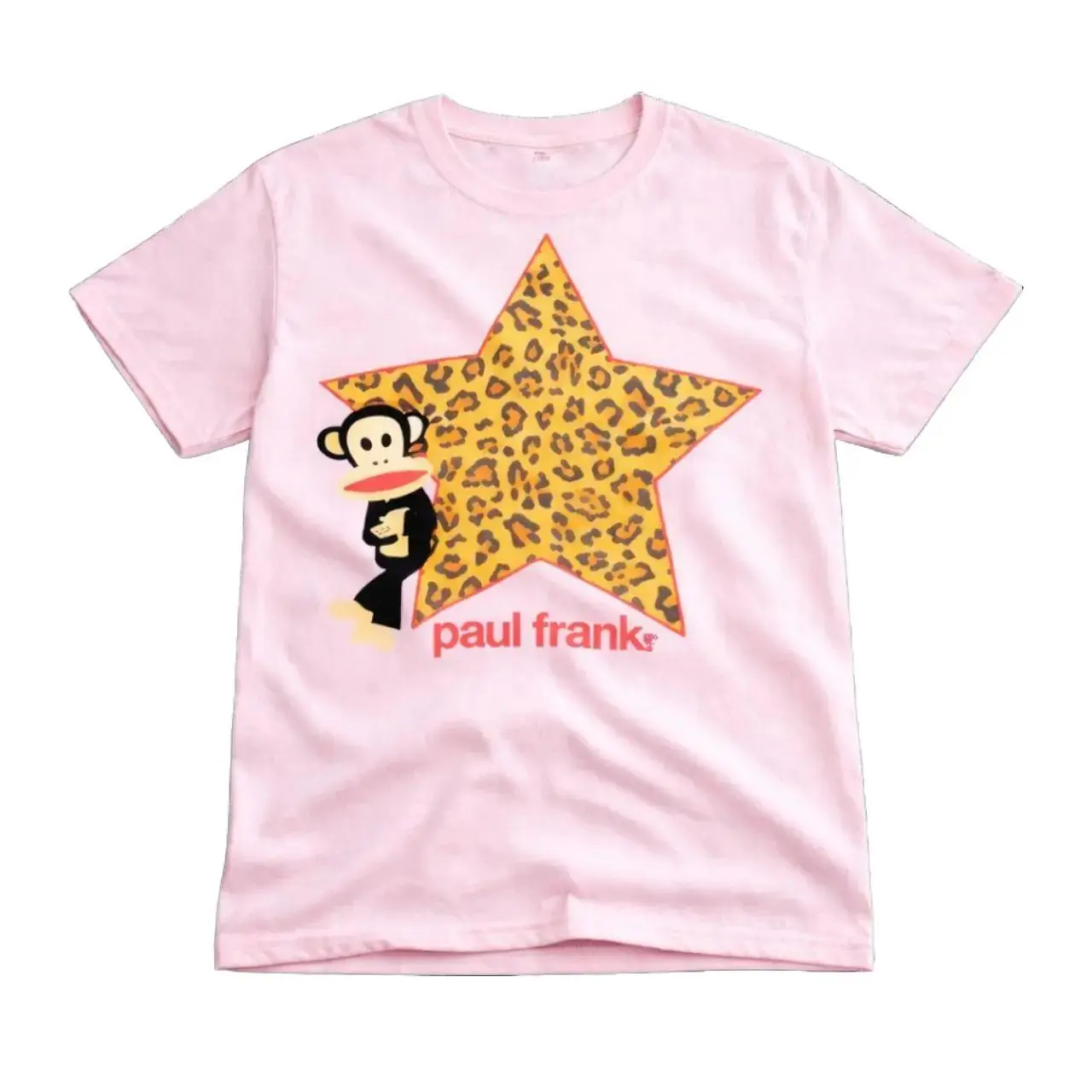 Paul Frank Leopard Star Baby Tee Y2k Clothing,Vintage, Streetwear