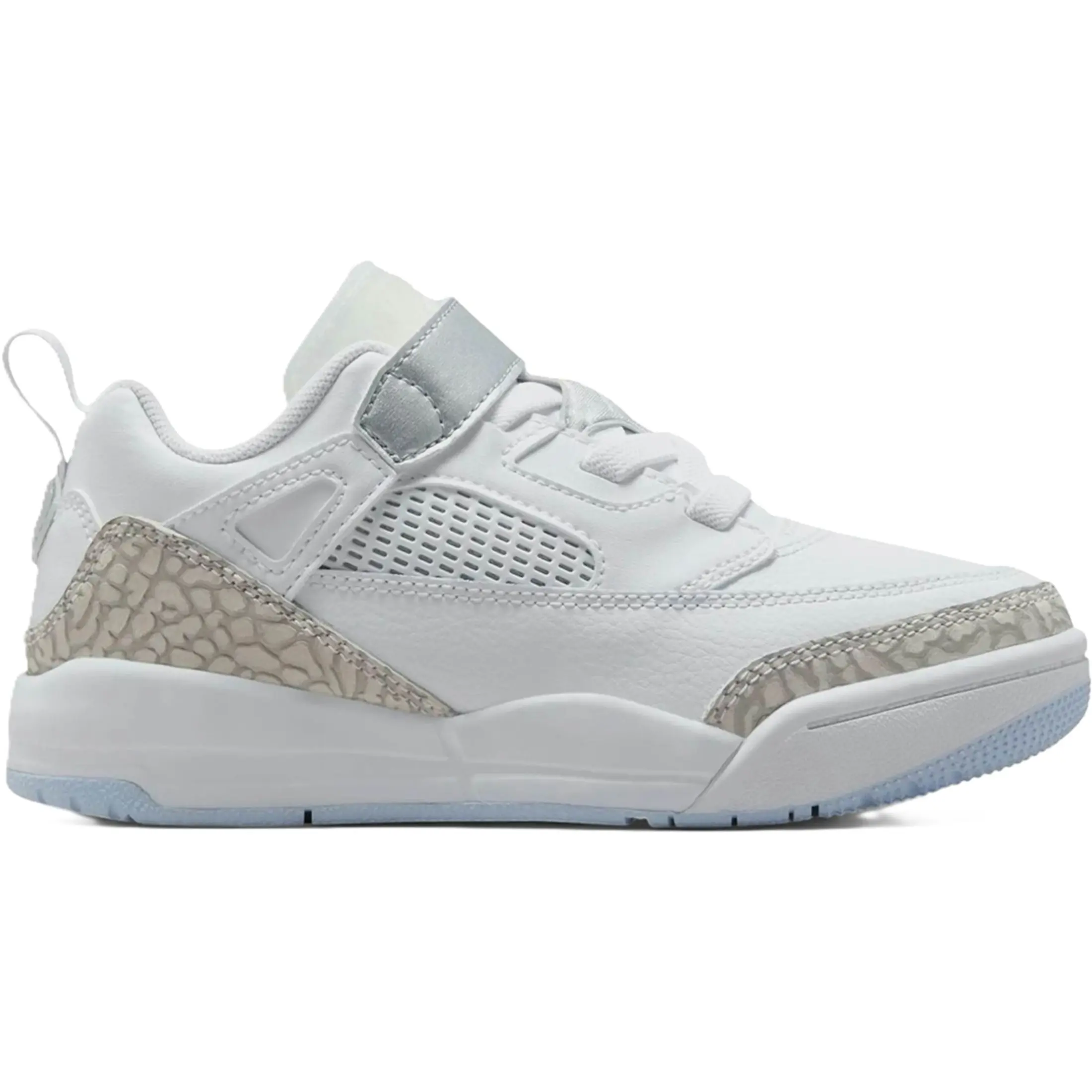 Nike Air Jordan Spizike Low White Neutral Grey Kids Fashion Shoes New