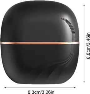 Hair Straightening Brush - Smoothing Comb for Burns Portable with 3 Levels Heated Straightening Brush for Women Hairstyle | for Holiday, Road Trip Dating Daily