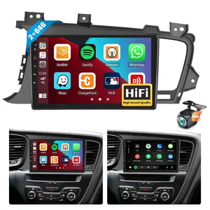 Android 13 Car Radio Stereo for 【Kia Optima K5 2010 2011 2012 2013】 with Wireless Carplay&Android Auto,9 Inch Car Radio with Mirror Link Bluetooth FM/RDS WiFi GPS EQ DSP SWC+AHD Backup Camera[4+64G/2+64G]