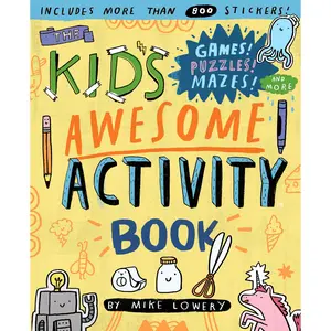 The Kid's Awesome Activity Book by Mike Lowery [Paperback Book]