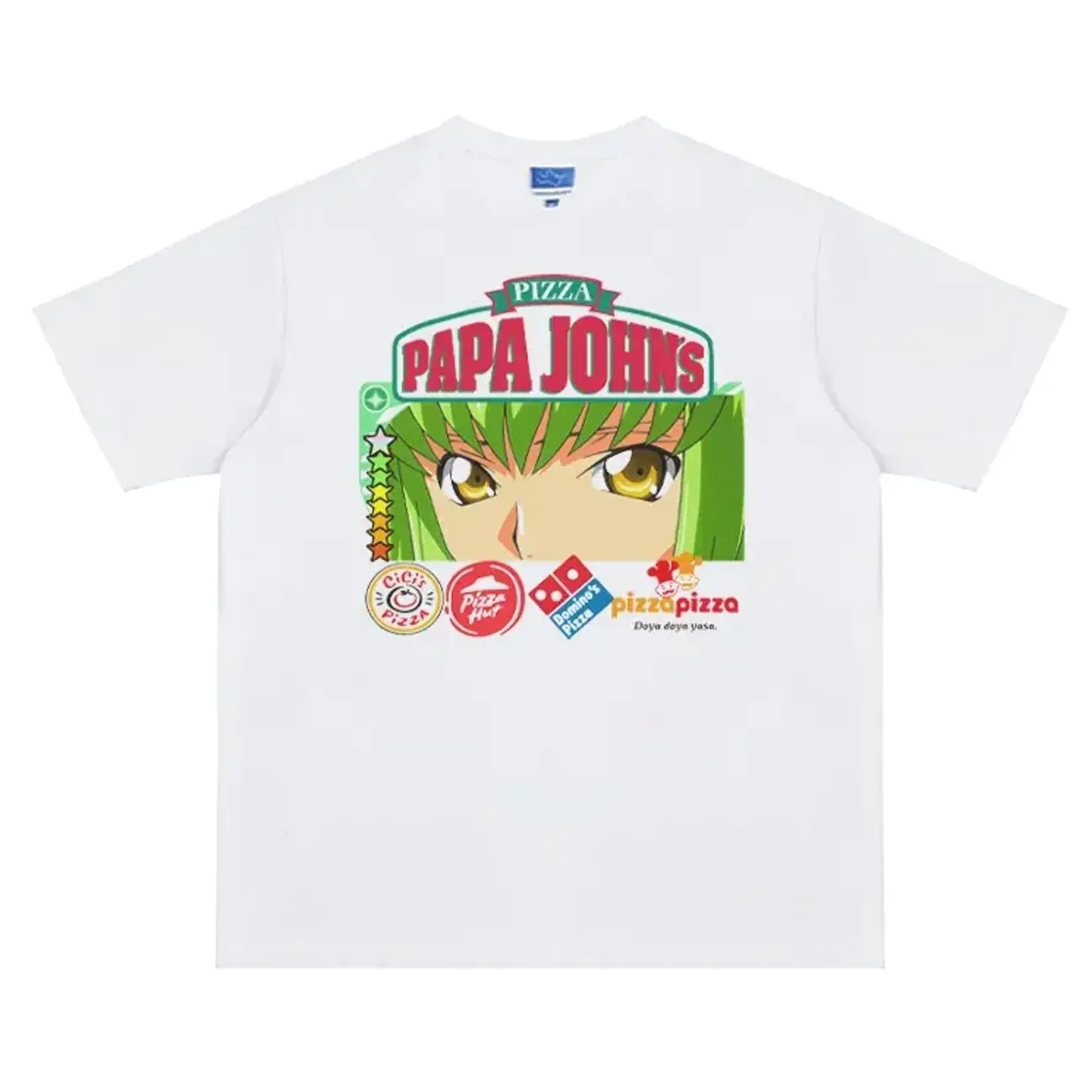 Code Geass "The Witch" Vintage Oversized Tee Anime T-shirt 100% Cotton Original Design Men's Top for Fans Menswear Tshirt B6A