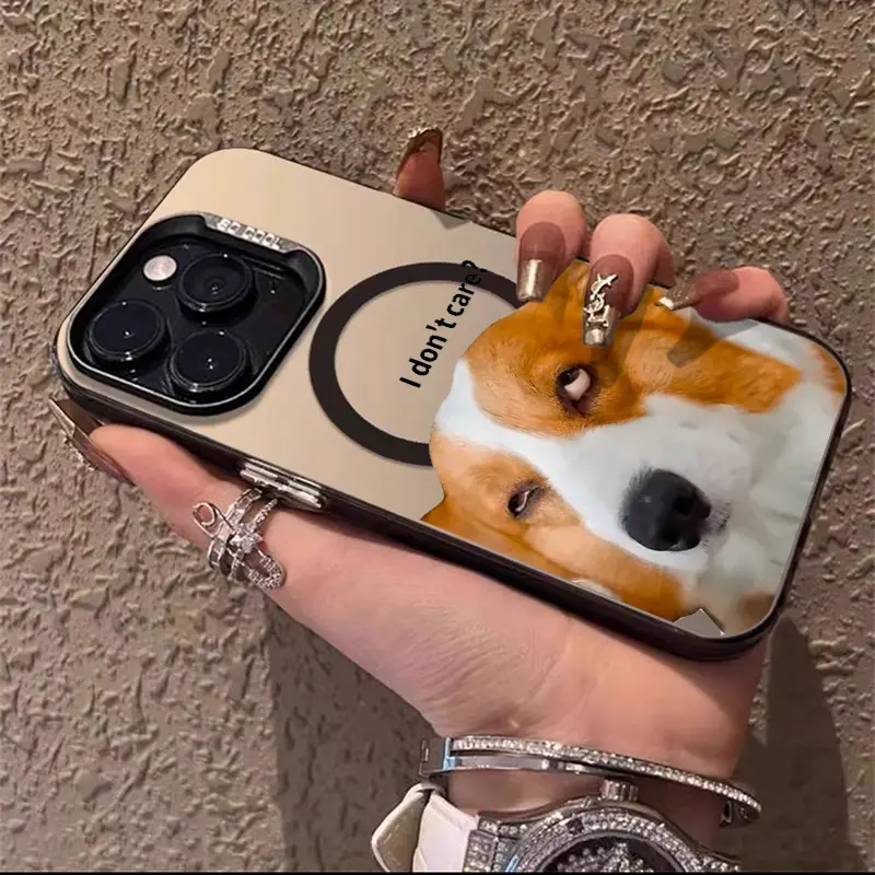 Luxury Matte Magsafe Phone Case, Case For iPhone 16 Pro X XS MAX 11 12 13 14 15 Plus Series Case Magnetic Wireless Charge Cover, Decorative Phone Protective Cover good cute phone cases
