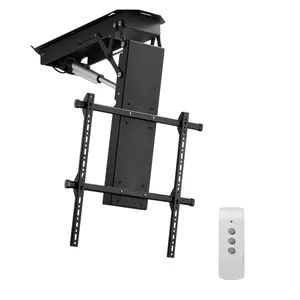 VEVOR Motorized Ceiling TV Mount, TV Wall Mount for 32 to 70 Inch TV, Electric Adjustable Ceiling TV Mount, Motorized Flip Down TV Mount Bracket with Max VESA 24 x 24 in, Fits TVs Up to 110 lbs