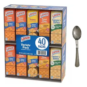 Lance Variety Pack Sandwich Crackers, 40 pk With Spoon