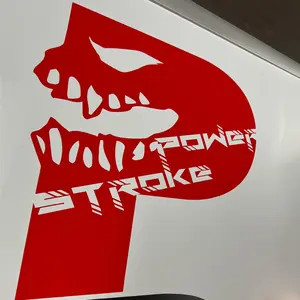 P Monster Sticker, Easy to Apply - Perfect for Cars Trucks SUVs or Offices - Vehicle Exterior Decoration, High Outdoor Resistance
