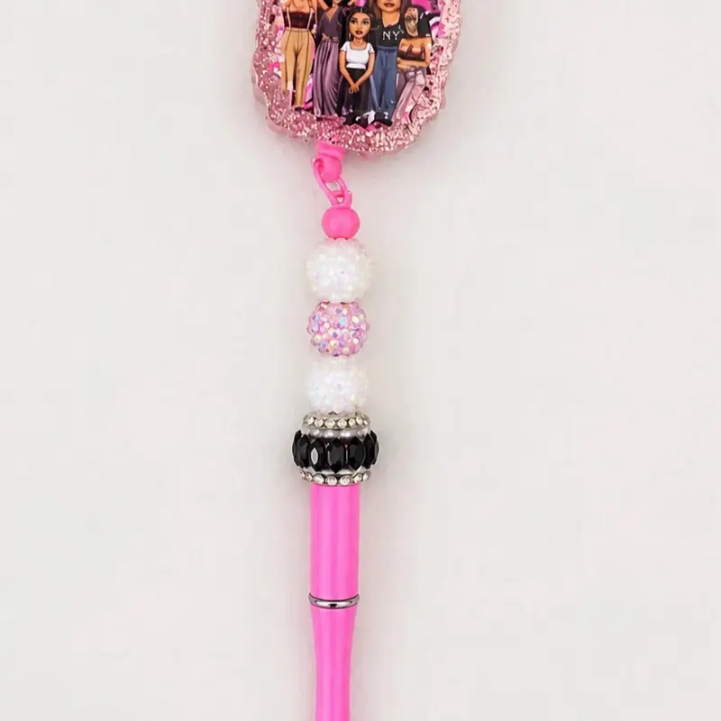 Custom Beaded Retractable Badge Reel