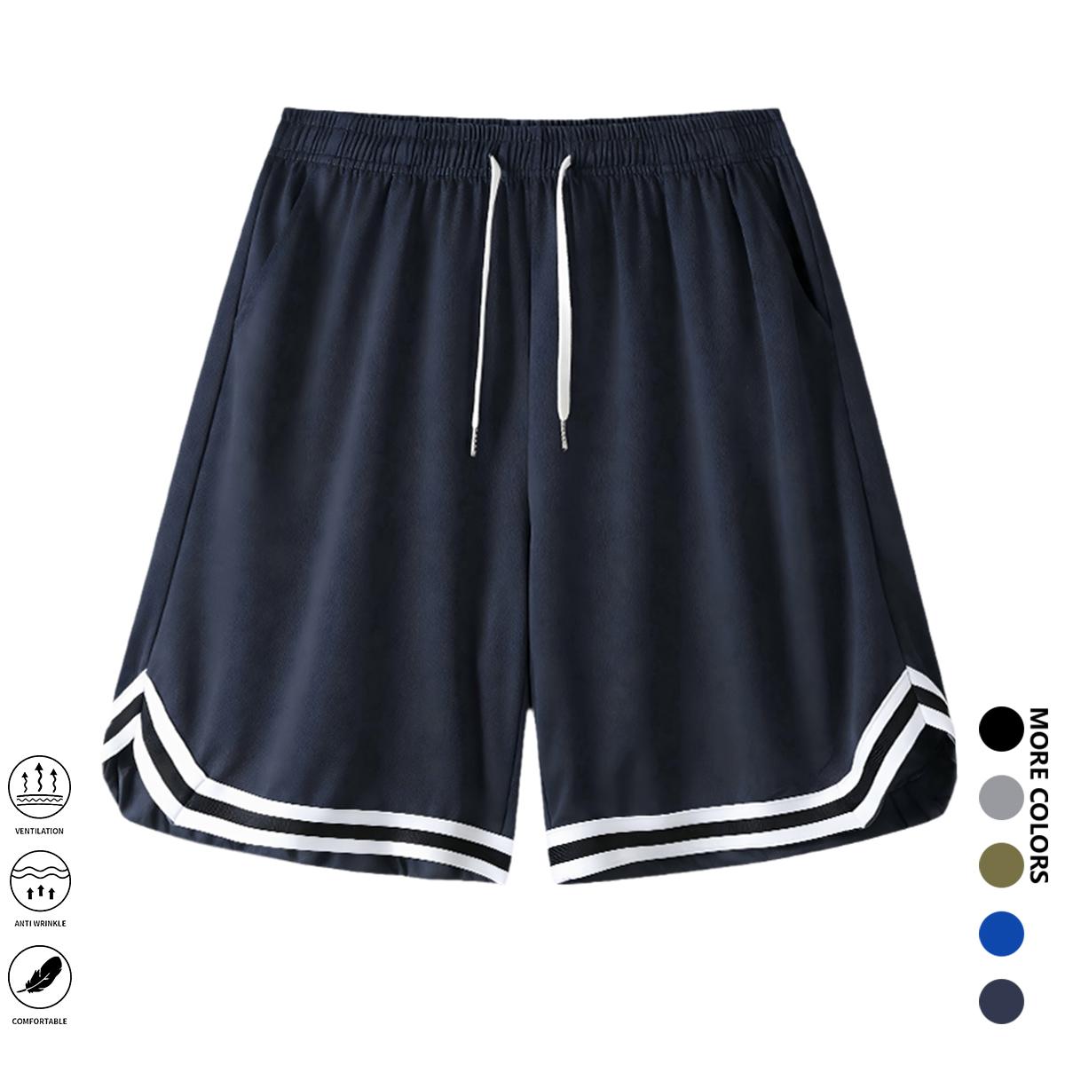 TOOTD Premium – 3-Piece Men’s Athletic Shorts Set, high stretch, quick-drying, breathable, lightweight; sizes 28–36 (actual measurements); versatile basic piece, Y2K styling, basketball club apparel, street basketball wear