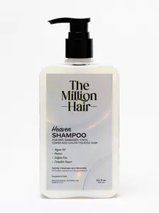 Heaven - Shampoo For Dry, Damaged, Thick, Corse, & Color Treated Hair By The Million Hair | Argan Oil | Sulfate FREE | Hydrating, Nourishing, & Repairing Shampoo For Luxury Haircare |