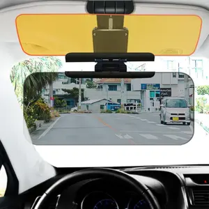 Universal Car Sun Visor Extender Adjustable Day Night Use Sun Blocker Anti Glare Shield for Side Window Windshield Protection Easy Install Solar