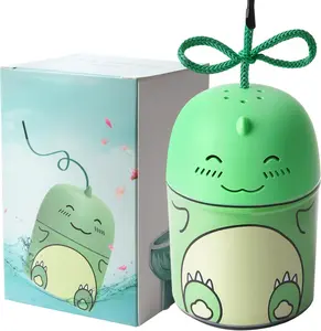 Dinosaur Shape Toilet Bowl Cleaner, Long-Lasting Toilet Deodorizer, Ocean Jasmine Peach Fragrance, 3 Bottles for 9 Months Use