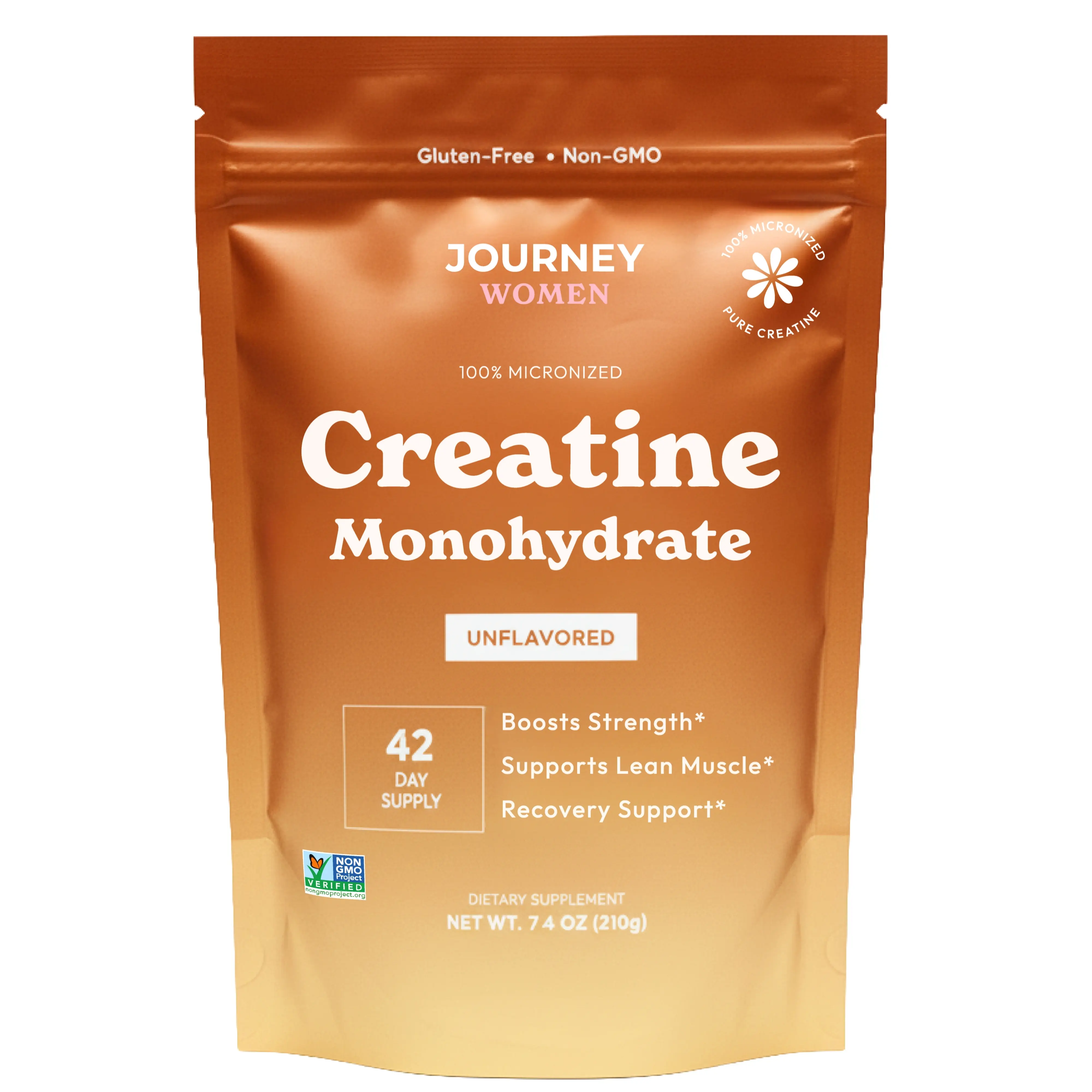 Creatine Monohydrate for Women – 5g Micronized Creatine Powder, 100% Pure & Unflavored – Supports Lean Muscle, Strength, Recovery & Workout Performance – Easy Mix Daily Supplement - 42 Servings