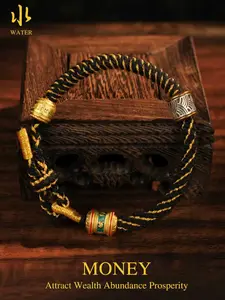 GEMRICH Wang Shui Tu Bracelet, attracts wealth and blessings, enhances prosperity. Based on water element principles, designed specifically for users of the Water Chart.
