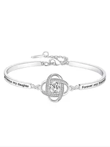 Women's Rhinestone Chain Adjustable Bracelet, Elegant Pendant Wristband, Perfect for Parties and Daily Wear, Fashion Jewelry Gift