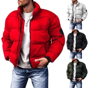 Men's Winter Cotton Coat Cotton Coat Winter Coat Stand Up Collar Down Cotton Coat Thickened Men's Cotton Coat Menswear Jackets