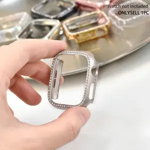 Rhinestone Decor Watch Case, Bling Watch Protective Cover, Watch Protector for iWatch Ultra SE Series, Wearable, Protection, Durable, Smart Watch Accessories