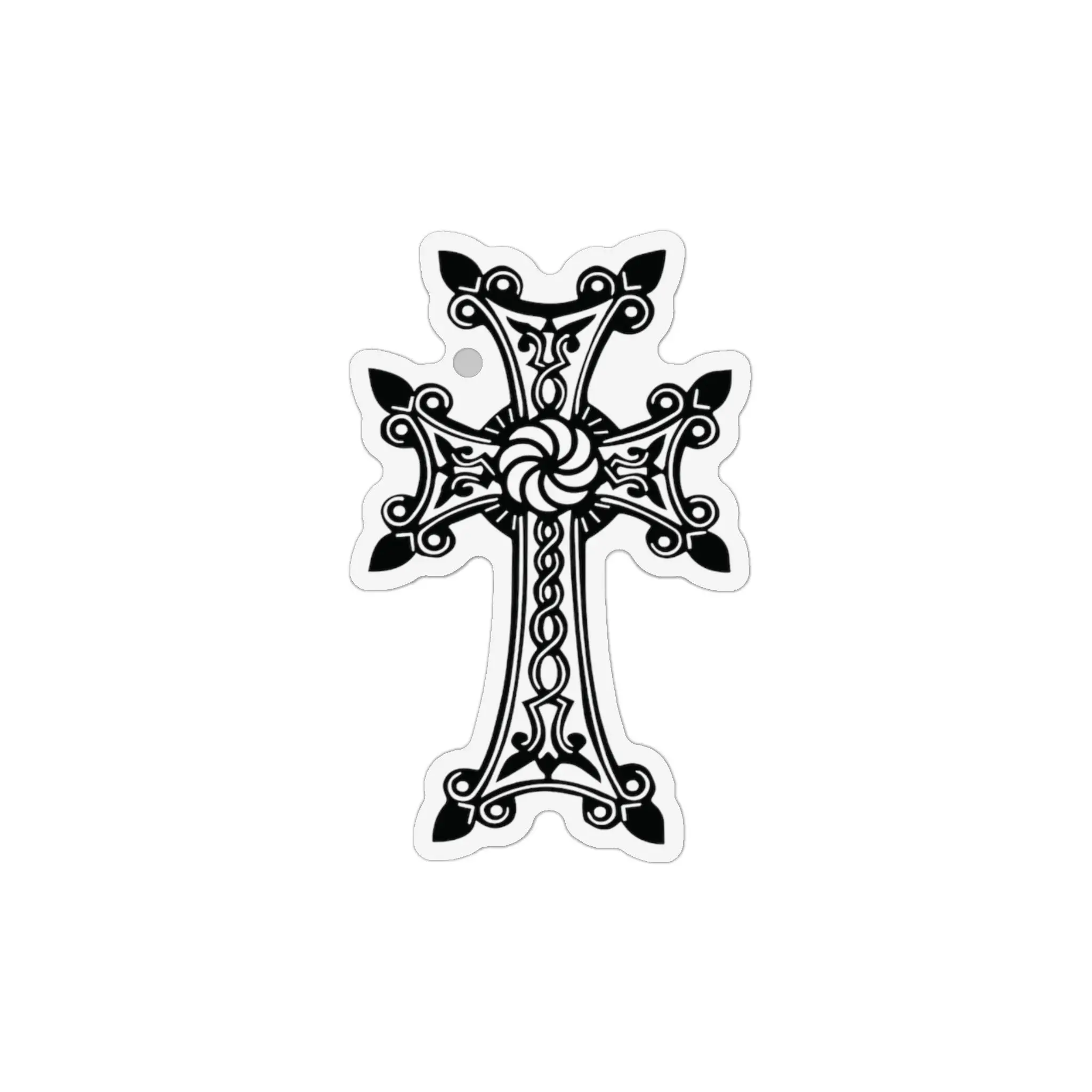 The Living Cross Custom Shape Magnets | Religious Cross Magnet, Decorative Faith Sticker Magnet