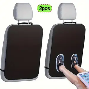 Car Seat Back Protector Pad Set (2 Pieces), Auto Seat Covers, Spacious Pads to Protect Vehicle Rear Seats From Dirt Mud Stains Scratches, Car Accessories
