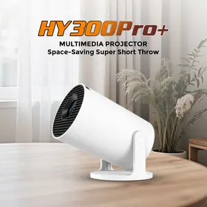 Smart 4K Projector with WiFi 6 and Bluetooth 5.2, 180° Rotatable Portable Movie Projector, Auto Keystone Correction, Home Theater Video Projector Compatible with HDMI/USB/Smartphone/TV Stick