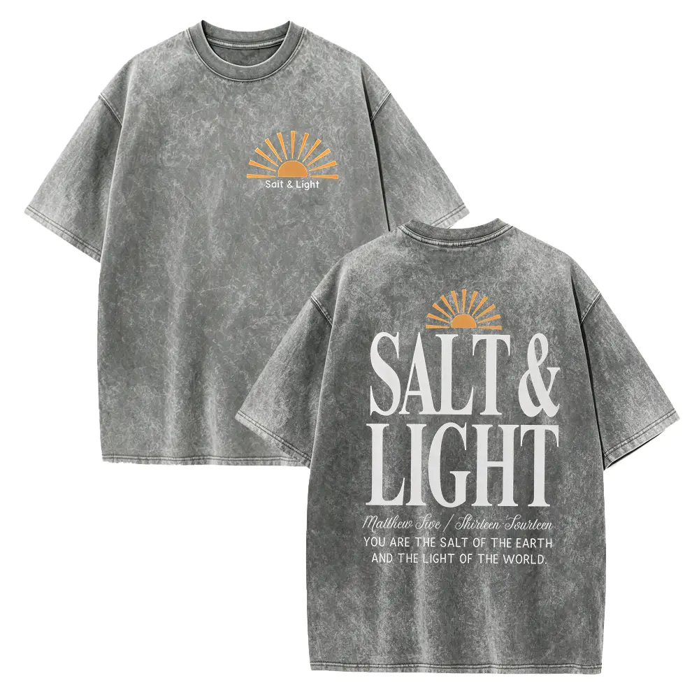 Salt and Light Shirt, Christian Beach Tee, Faith Based Shirt, Bible Verse Shirt, Christian Tee, Coastal Christian Shirt