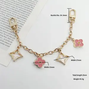 Gold Bag Charm Cute Wallet Chain Purse Charms for Women Bag Charm Keychain - Key Chains Accessories  bagchain charms for handbags