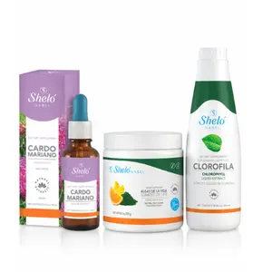 Sheló Nabel Daily Wellness Liquid Extract & Superfood Support Kit - 3 Piece Set