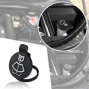 Windshield Wiper Washer Fluid Reservoir Tank Bottle Cap Replacement Parts-OEM #13227300,12767700,12788573-Compatible for Chevrolet Buick GMC Cadillac Canyon - No-Brainer Install