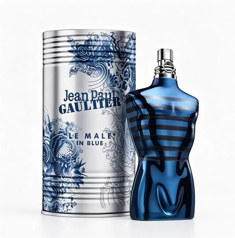 Jean Paul Gaultier Le Male In Blue Eau de Parfum for Men - 4.2 oz