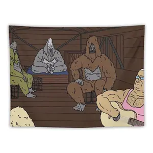 Big Lez Show Train Car Tapestry Cute Room Decor Wall Decor Hanging Room Decor Aesthetic Aesthetic Decoration Tapestry