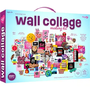 Wall Collage Kit for Teen & Tween Girls - Arts Craft Easter Gift Ideas for Age 11 to 16 Year Old Girl - Birthday Gifts for Teenage Bedroom Decor - Teens Creative Crafts Kits