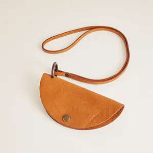 Taco Glasses Case with Lanyard - Heritage "Broken-In" Leather Tan