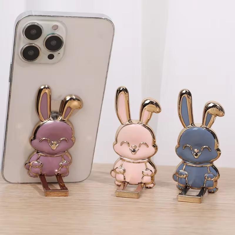 Bunny Bling: The Universal Finger Hugger for Your Phone - An Ultra-Thin, Foldable, Adhesive Rabbit Stand That’s More Supportive Than Your Friends! Universal
