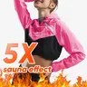 HOTSUIT Unisex Adjustable 2-Piece Sauna Suit Set - Breathable, Quick Dry, Anti-Odour Athletic Set with Reflective Logo, Fitted Cut, Workout Clothes, Fitness Outfit, Gym Outfits, All Seasons Everyday Activewear (Jacket & Pants) - Cold Wash Hang Dry