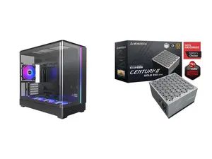 Computer Case PSU Combo -  Montech KING 15 PRO (B) Bundle with  Montech Century II 850