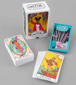 Modern Witch Tarot Deck: 78 Tarot Cards & 56-Page Guidebook for Divination Psychic Readings Fortune Telling by Lisa Stiles