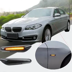 💡🚗 2Pcs LED Side Marker Lights | Fits BMW 1 Series E81/E82/E88 3 Series E46/E90/E91/E92/E93 5 Series E60/E61 X1 E84 X3 E83 2002-2015 ✅ Not Fit M3 Models ✅ 14LED Bright & IP67 Waterproof ✅ PC Material Durable ✅ 13.5V Plug & Play | Upgrade Light & Safety!