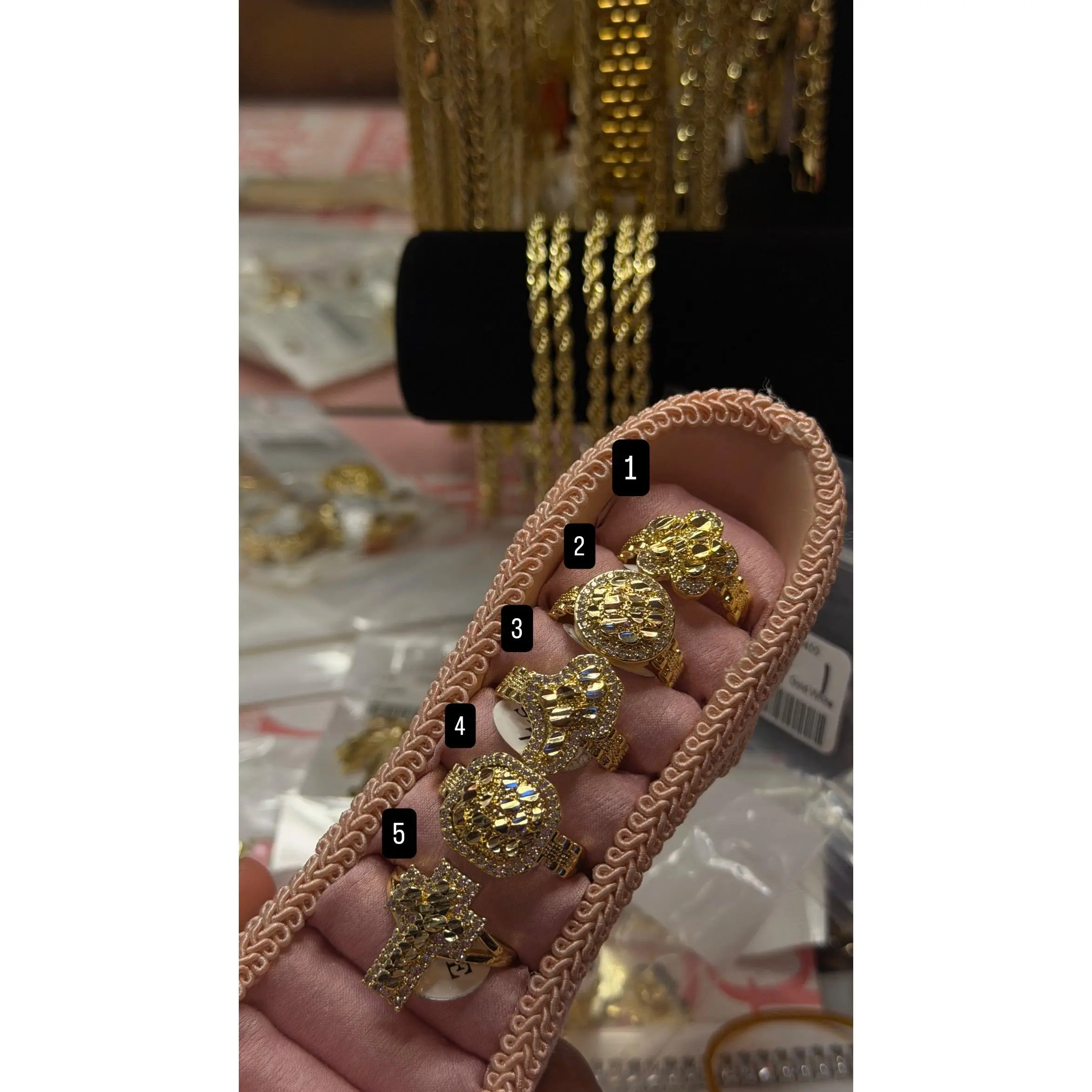 Nugget rings