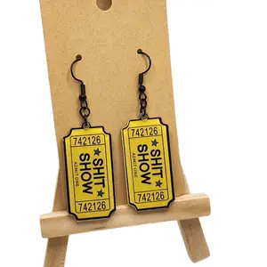 Sh*t Show Earrings Humorous and Quirky