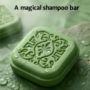 XUJECT Nourishing Shampoo Bar Anti-Shedding DHT-blocking Formula with 18 Herbal Actives for Balanced Oily Scalp & Stronger Roots Winter Hair Care