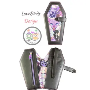 Kawaii Kreepy - Large Bi-fold Coffin Wallet