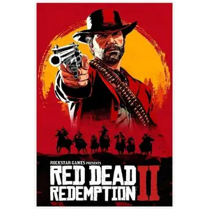 Sweetums Signatures Red Dead Redemption Canvas Poster Bedroom Decor Landscape Office Room Decor Gift Unframe-